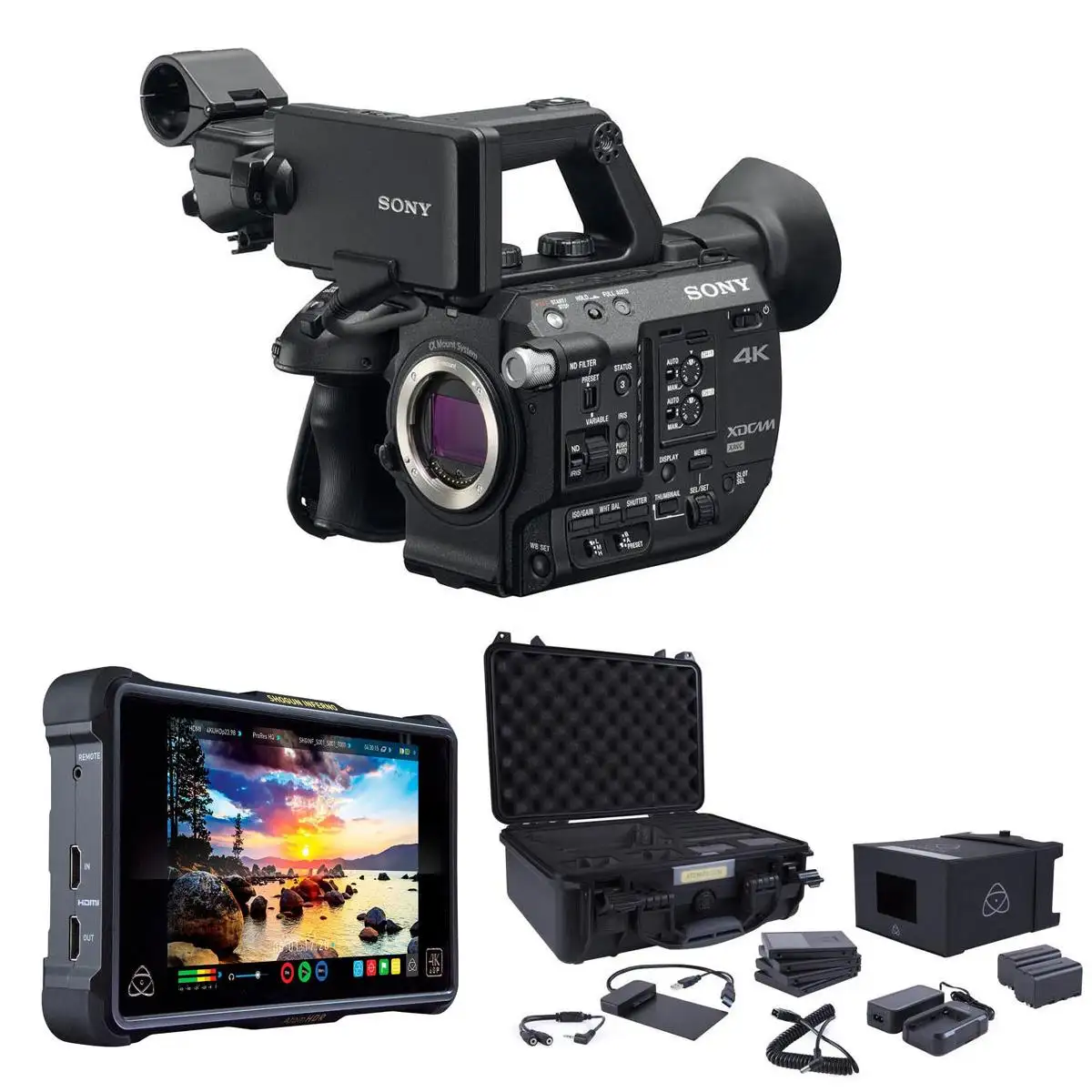 Kaliteli PXW-FS5 XDCAM 4K süper 35 Video kamera kamera
