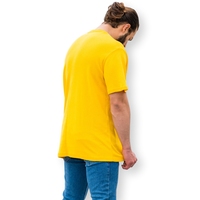 T-shirt à manches courtes en coton biologique 100% tissé, respirant, style hip-hop, grande taille, pour hommes et garçons, de haute qualité