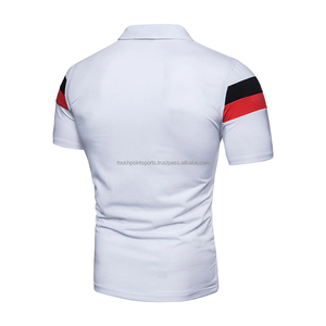 Camiseta 100% de algodón para hombre, polo personalizado con logotipo OEM, 12 colores, alta calidad - Product Image 5