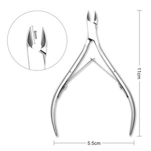Pinza para cutículas de acero inoxidable, cortador de cutículas, herramientas para cortar la piel muerta, instrumentos de belleza - Product Image 1
