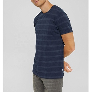 T-Shirt à rayures Vintage pour homme, haut à manches courtes en coton doux, nouveau Design - Product Image 1