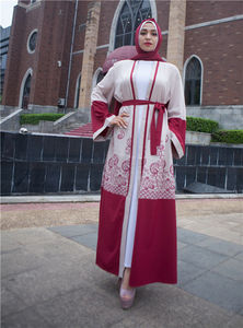 2026 été femmes décontracté grande taille robe Maxi Abaya vêtements islamiques Jilbab vente chaude Abaya Jilbab robe musulmane prières robe - Product Image 4
