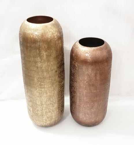 Elegant Mixed Black and Gold Brass Metal Flower Vase Table Top Wedding Decoration Centerpiece