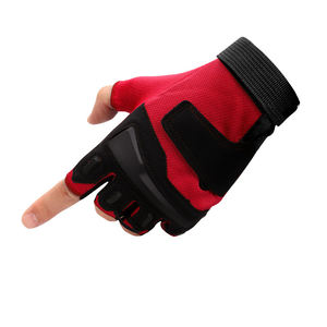 Guantes deportivos de gimnasio para hombre, manoplas de mano para levantamiento de pesas, para entrenamiento, medio dedo, deporte, fútbol, motocicleta, logotipo personalizado - Product Image 5