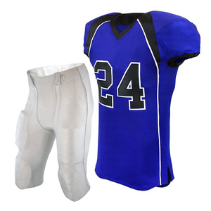 Maillot de football américain OEM de haute qualité logo personnalisé et uniforme de football respirant sublimé par nom en gros - Product Image 1