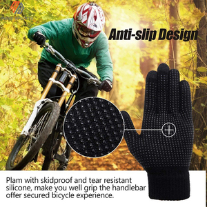 MESS SPORTS Unisex Windproof <b>Warm</b> Checked Cotton Thermal for Screen Winter <b>Gloves</b> for Driving Low Price - Product Image 6