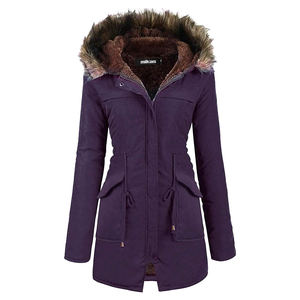 Chaqueta de abrigo a la moda para mujer, Parkas cálidas con capucha, chaquetas de Parka personalizadas, 2020 - Product Image 5