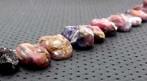 Piedras preciosas naturales de turmalina, 14 piezas, calidad superior, forma ovalada, sin tratar, al por mayor - Product Image 3