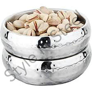 Table à manger en acier inoxydable pièce centrale bol à fruits décoratif vente en gros bols à salade carrés à double paroi - Product Image 4