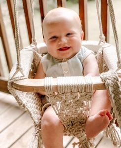 Macrame <b>Swing</b>, Macrame Baby Chair, Macrame Chair, Boho <b>Swing</b>, Macrame Baby <b>Swing</b> - Product Image 1