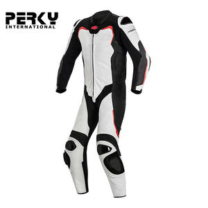 Traje de carreras de cuero para hombre, nuevo diseño, venta al por mayor - Product Image 1