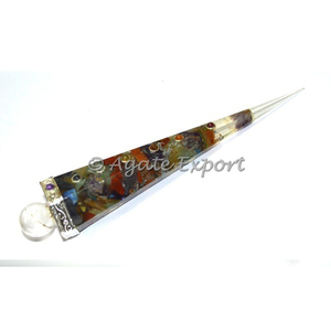 Smooth Chakra Stone Orgone Healing <b>Wands</b> - Product Image 2