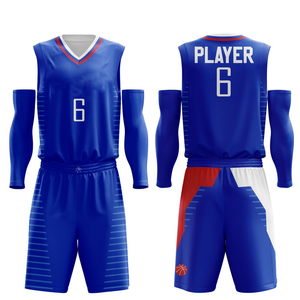 Traje de sublimación de chaleco suelto, camisetas de baloncesto en blanco, uniformes - Product Image 6