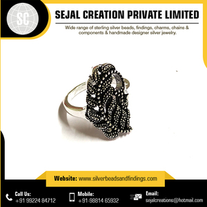 Anillos tribales de Plata de Ley 925 vintage, joyería al por mayor, aniversario de boda con ajustes de concha de diamante, diseño para hombres - Product Image 6