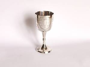 Calice gravée en laiton argent fournitures d'église cuivworld inde - Product Image 5