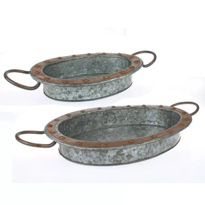 Seau en métal noir de haute qualité avec poignée pour la décoration intérieure, seau en fer pour la vente en gros de plantes - Product Image 5