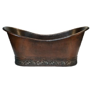 Baignoire en cuivre Baignoire design faite à la main de qualité supérieure Baignoire classique élégante en gros Nouvelle baignoire en cuivre - Product Image 5