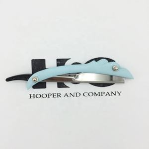 Maquinilla de afeitar con logotipo de una sola hoja, maquinilla de afeitar de acero inoxidable sostenible con mango de plástico, maquinilla de afeitar de visón de garganta deslizante - Product Image 5