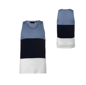 เสื้อกล้ามผู้ชายผ้าฝ้าย 100% ทรงเข้ารูปลำตัว สวมใส่สบาย รับสกรีนโลโก้ เสื้อออกกำลังกายแบบไม่มีแขน แห้งเร็ว เป็นมิตรกับสิ่งแวดล้อม ระบายอากาศได้ดี - Product Image 3