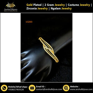 Anshul Bijoux Handmade Unisex <b>Copper</b> <b>Bracelet</b> Set African Design Beaded Zirconia Brass Bangles Diamond Number Shape Wedding - Product Image 3