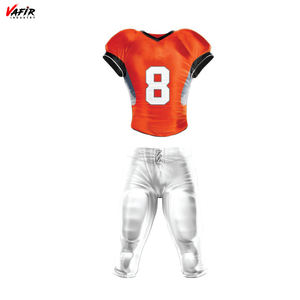 Conjunto de uniforme de fútbol sublimado transpirable de talla grande para hombre, ropa de fútbol americano nueva - Product Image 6