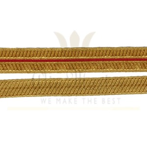 Ceremonial Gold Braided Lace Trims and <b>Ribbons</b> Ceremonial Uniform | Factory Made Braids Laces and <b>Ribbons</b> for CeremonialUniforms - Product Image 4