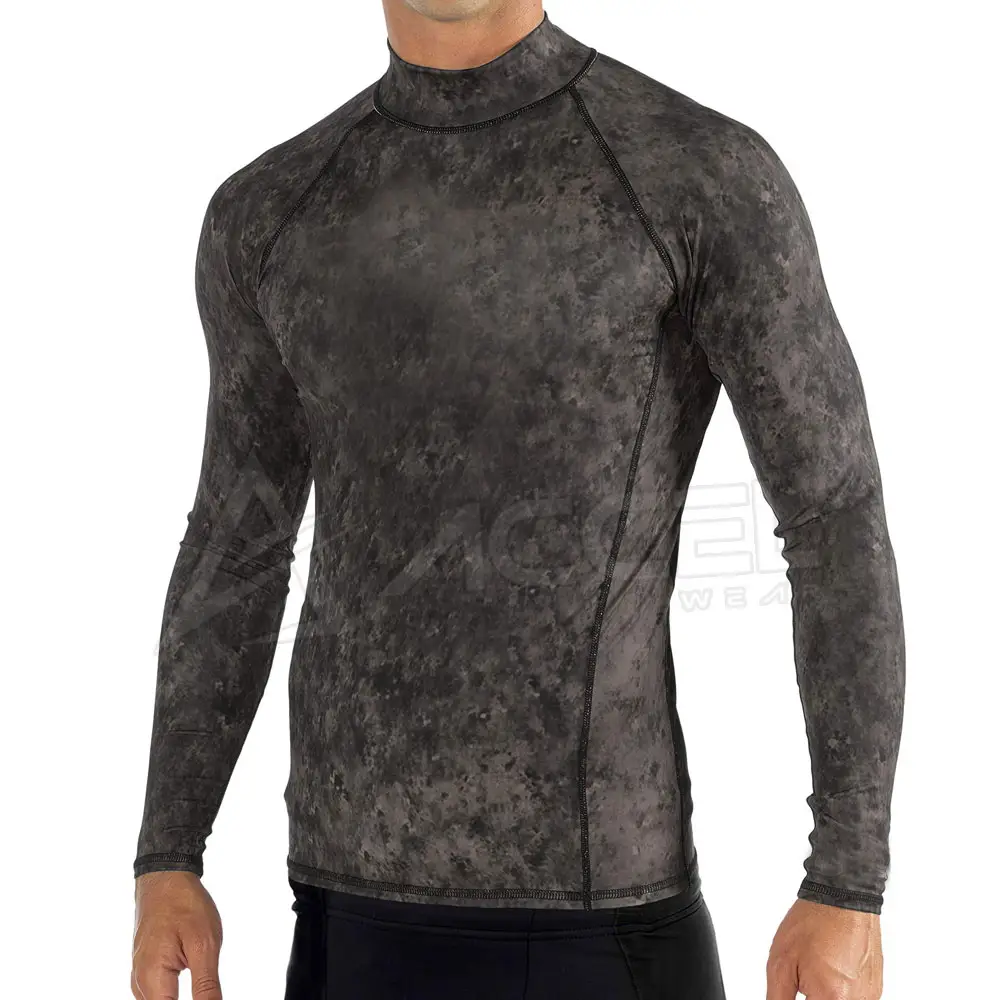 Rash Guard chemises personnalisé blanc hommes sublimé Rash Guard OEM Logo meilleure qualité Compression Rash Guard