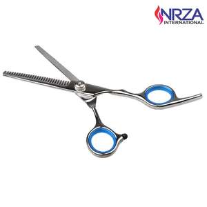 ชุดกรรไกรตัดผมสำหรับร้านเสริมสวยแบบมืออาชีพด้ามจับเซรามิกสเตนเลสแบบปรับได้สกรูคมโค้งแบบญี่ปุ่น - Product Image 5