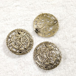 Urnes เข็มขัดทองแดงสไตล์ไวกิ้งสำหรับหัวเข็มขัดเครื่องประดับทองสัมฤทธิ์ยุคกลางดีไซน์งู - Product Image 3