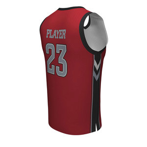 Camiseta de uniforme de baloncesto para hombre, ropa deportiva de marca personalizada de una pieza, gran oferta, 2021 - Product Image 4