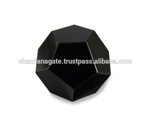 Dodécaèdre en cristal pierre d'obsidienne noire dodécaèdre grossiste pierres précieuses de guérison pierre naturelle cristal artisanat grossiste - Product Image 3