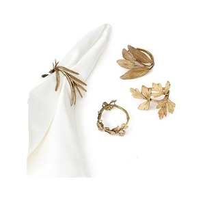 Nouveau design rond de serviette de cuisine en métal pour restaurant vaisselle rond de serviette décoratif à des prix abordables - Product Image 6