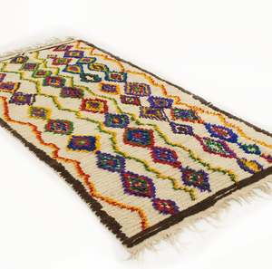 Tapis Boucherouite marocain fait main, essentiel - Product Image 1