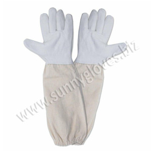 Guantes de apicultura ventilados, hechos de piel de cabra por Sunny - Product Image 5