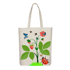 Bolsa de compras de lona ecológica de alta calidad, serigrafiada para la vida diaria, fabricada en Bengala Occidental, India - Product Image 2