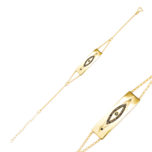 สี่เหลี่ยมผืนผ้ารูปร่าง CZ หินตาออกแบบสร้อยข้อมือขายส่งฝีมือเงิน925สเตอร์ลิงเครื่องประดับอินเทรนด์แฟชั่นสำหรับผู้หญิง - Product Image 5