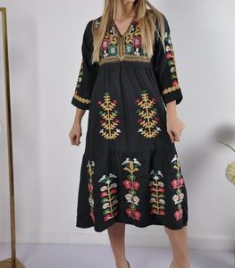 Elegante bordados mexicanos vestido en una variedad de diseños elegantes -  Alibaba.com