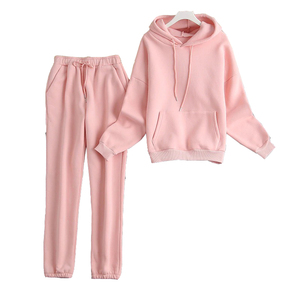 Chándal apilado ajustado personalizado 2024 para hombre, elegante y cómodo traje de jogging de lana con logotipo de talla grande, diseño estampado de invierno - Product Image 1