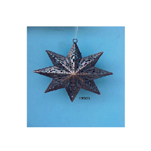 Adornos colgantes de Navidad de hierro de alta calidad hechos a mano con impresión UV para uso en interiores - Product Image 1