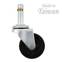 Roulettes en laiton de 50 mm pour chariot, pièces de rechange pour pieds de meubles modernes légers, usage entrepôt et salle de sport, roulettes en PP