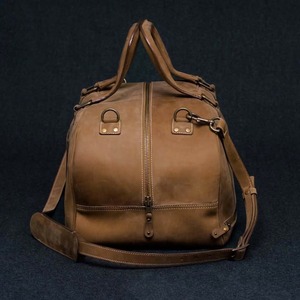 Bolso de viaje para hombre, bolsa de lona de piel auténtica vegana, sintética, personalizada, de tamaño grande - Product Image 4