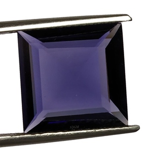 6mm Square Cut <b>Natural</b> IOLITE Wholesale Factory Price High Quality Faceted Loose Gemstone Per Carat <b>NATURAL</b> IOLITE - Product Image 4
