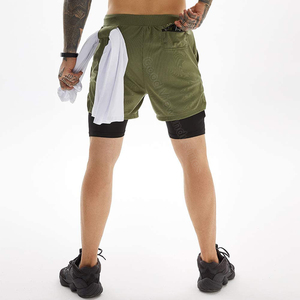 New Design Men's <b>Mid</b>-length Gym Shorts Drawstring Short - Product Image 1
