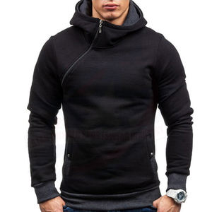 Sudadera con capucha personalizada para hombre, ropa deportiva masculina de 100% algodón, de alta calidad, color liso, a la moda - Product Image 5