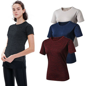 Womens Short Sleeve T-<b>Shirt</b> Sport Casual Tops Loose Tunic Solid Fashion Pullover t <b>Shirt</b> for Girls with Custom Logos and Prints - Product Image 1