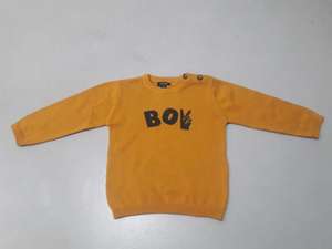 Vêtements de surplus : Pulls d'hiver décontractés en coton à col rond et manches longues pour garçons, avec étiquettes de marque authentiques, lot de stock du Bangladesh - Product Image 2