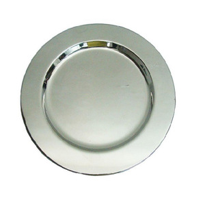 Assiette de Présentation Carrée en Métal de Qualité Supérieure, Nickelée, Faite à la Main, pour Décoration de Table et Service - Product Image 3
