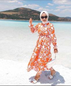 New Season Women <b>Abaya</b> Turkish Islamic Clothing Kaftan Dubai Arab Muslim Islamic Fashion Turkish <b>Dresses</b> - Product Image 2