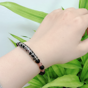 Pulsera de cuentas de corazón de aniversario de moda para mujer - Product Image 5