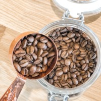 Grains de café bragoût rôti en acier inoxydable, prix sur demande, du Vietnam, en arabe
